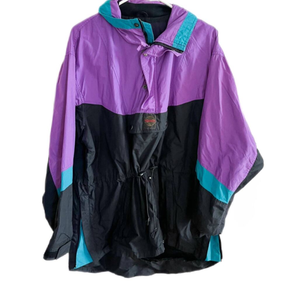 Vintage 90s Meridian Windbreaker large
